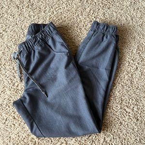 Dark grey Jaanuu jogger scrub bottoms